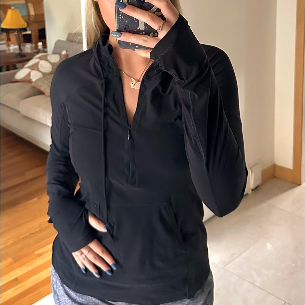 Lululemon Black Quarter Zip Up Hoodie